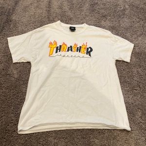 Thrasher Magazine white T-shirt